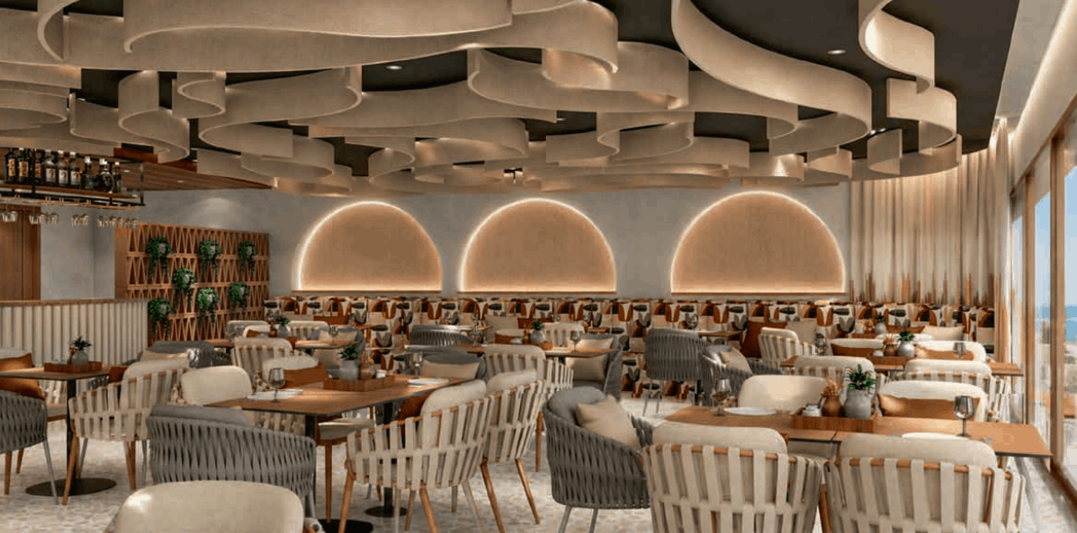 Sunset Restaurant Tables Visualization